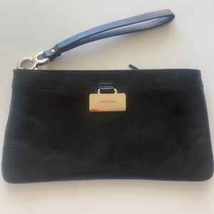 Kate Spade Black Leather Wristlet